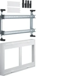 Bouwsteen, 300x500mm, voor 4xNH00/8xNH000 mespatr.lastsch op DIN-rails