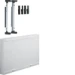 Inbouwunit aanraakbeveiliging Univers N Hager Gesl.unit reserve 300x500mm UD22F1
