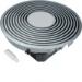 Vloercontactdoos Electraplan Hager Deksel R12 met set voor holle vloer, voor uitlaat TULAA105, zwart VANR12009005