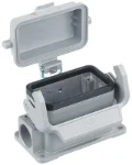 Behuizing voor rechthoekige connectoren Harting Han B Base SM LC 2 x M25 plastic