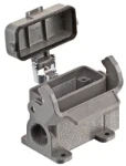 Behuizing voor rechthoekige connectoren Harting Han 10A-HSM-HC 1 Lever Cover 2xM20