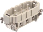 Contactblok voor rechthoekige connector Harting Han 6HsB-M-S