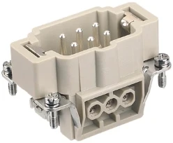 Contactblok voor rechthoekige connector HAN HARTING HAN E 06 POS. M INSERT SCREW 09330062601