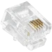 Modulaire connector Telecom Grayle RJ11 connector plat/soepel (6/4) 010.04.0402