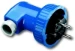 Geaarde stekker WD ABB Busch-Jaeger Contactstop met randaarde, voor waterdichte wandcontactdoos 2300 EWDI, IP66. 2CKA002211A0092