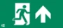 Pictogram noodverlichting serie 600 Display HBI 600 KLEIN PIC.PIJL RECHTD. 604SQ
