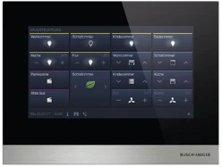 H8236-4B-03 Welcome IP -Touch 7 Zwart,  LAN/WLAN, met ruimtetemperatuu