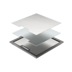 Isolatieplaat montagedeksel vloerpot/vloergoot Accessoires / componenten HPL HPL toplaag / opvulset geborsteld RVS voor HPL Kunststof T3 klapdeksel 700.0010-9