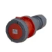 CEE-koppelcontactstop CEE Power CEE contrastekker 5-polig 125A IP67 rood PWCEEC512567