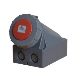 CEE opbouw wcd 5P 63A IP67 rood