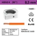 Aansluitleiding MSN-line SEP Europe MONT.SNOER 90gr.C 0,5mm2 ORANJE (100M) MSN9-05OR