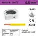 Aansluitleiding MSN-line SEP Europe MONT.SNOER 90gr.C 0,5mm2 GEEL (100m) MSN9-05G