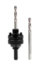 Gatzaaghouder Gatzaaghouders TIP Gatzaaghouder 32-210mm, zeskantaansl 9,5mm,  2 centreerb. 80/100mm PL T3265401