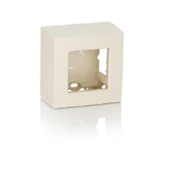 Opbouwbak inbouwschakelmateriaal Bedrade bediening HRS ITHO DAALDEROP OPBOUWDOOS HRS 2/3 CREME 580-0245