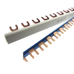 SEP 16F001B96 Kam 1 fase, 16mm2, 54 FORK, M6, 17.8mm, blauw, 90degr.