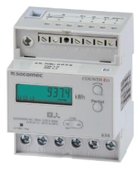 Elektriciteitsmeter METERING SOCOMEC COUNT KWH E26 3PH 63A M-BUSMID 48503038