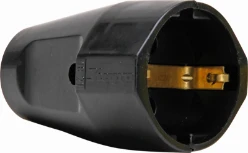 Geaarde stekker Stekkers & contrastekkers Kopp 1821.0505.4 koppeling zwart