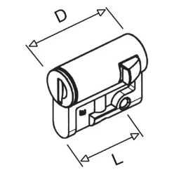 SLOT PR H-CYL DRIEK 8MM