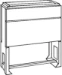 Sokkel voor kast/lessenaar EH PEDESTAL ABB Componenten EH3 POLYESTERSOKKEL DIN 0 GEMONTEERD 4TBE843391N0100