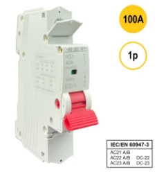 SEP HS1 Hoofdschakelaar 1p 100A (240/415V)