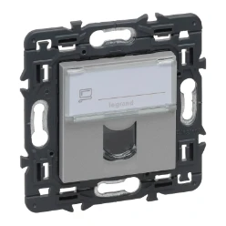 Val wcd RJ45 UTP cat6 volledig apparaat alu