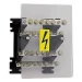 Klemmenkast Stroomverdeling Legrand Stroomverdeler Lexic 4P 125A voor kabelschoen, bestaat uit 4stuks koperrails 15x4mm. Bevestiging op DIN-rail m.b.v. beugel ref.nr.037439(separaat te bestellen) of op montageplaat. Koperrails voorzien van gaten 1x 35mm² 