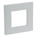 Afdekraam schakelmateriaal Schakelmateriaal Legrand Valena afdekraam 1 mechanisme aluminium 741131