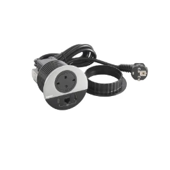 Incara Disq80 - geb. aluminium - 1 WCD +1 USB A+C 15W +1 RJ45 CAT6 UTP