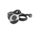 Bureau aansluitunit Contactdooscombinatie Legrand Incara Disq80 - geborsteld aluminium - met 1 contactdoos + 1 USB A+C 15W + 1 data-aansluiting RJ45 CAT6 UTP en snoer L2m met stekker 2P+A (CT à 8 C62) 654712