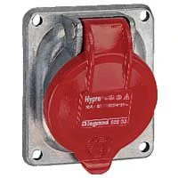 CEE-contactdoos, aanbouw CEE materiaal LEGRAND WANDCONTACTDOOS CEE HYPRA INBOUW 400V 16A 3P+N 052234