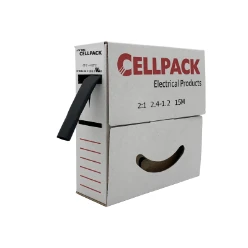 Krimpslang Krimpkous CELLPACK SB  2,4- 1,2/15M ZWART 127034