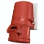 CEE-wandcontactdoos TwinCONTACT Mennekes 31 WCD 16A 5P OPB 400V TWINCONT 31