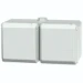 CEE-wandcontactdoos Cepex Mennekes (Hateha) Wandcontactdoos Cepex 2voudig IP44 4202