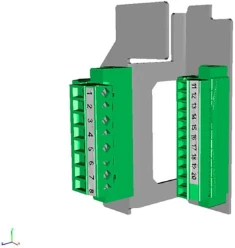 Aansluit-kit 20 voor stroomtrafo voor XR-2 en 3 8x2,5mm2 stroomtrafo k