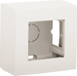 Opbouwbak inbouwschakelmateriaal Switches & Sockets Niko OPBOUWDOOS 1X WHITE 101-80100