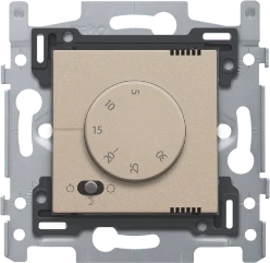 Elektronische thermostaat, champagne coated