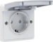 Wandcontactdoos Switches & Sockets Niko HYDRO WCD. RANDAARDE 700-36805