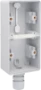 Opbouwbak inbouwschakelmateriaal Switches & Sockets Niko 700-84251 HYDRO ONDERD 2V 1XM20 GS 700-84251