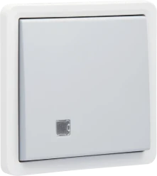 Installatieschakelaar Switches & Sockets Niko Spuitwaterdichte wisselcontroleschakelaar 10 AX/250 Vac met transparan 700-37605