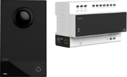 Videokit, 2-draads, met controller en buitenpost, voor opbouw, 1 beldr