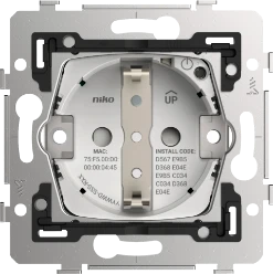Schakelactor bussysteem Switches & Sockets NIKO GECONNECTEERD SCHAKELBAAR STOPCONTACT VOOR NIKO HOME CONTROL MET RANDA 170-34605