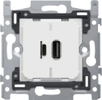 Wandcontactdoos Niko Audio-TV-Data-Telephone