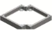 Sokkel voor kast/lessenaar TriLine-R ABB Componenten Sokkel hoekopstelling 100mm, RAL7005, 2CPX045906R9999