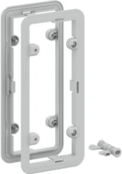 Isolatieraam t.b.v. kast - kast koppeling, zijdelings