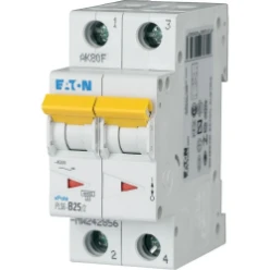 Installatieautomaat xPole EATON INSTALLATIEAUTOMAAT PLS6-C25/2-MW , C 25A , 2 POLIG , 6 KA 242882