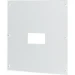 Frontplaat voor kast/lessenaar xEnergy Profi+ system Eaton Frontplaat, plaatstaal, 1xNZM4, vert.aansl., HxB=800x400mm, grijs 173603