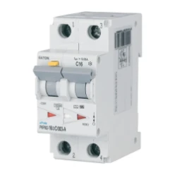 Aardlekautomaat (RCBO) PKPM2, 2P, 16A, C-kar, 30mA, Type A