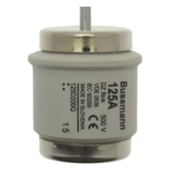 Zekering, laagspanning, 125 A, AC 500 V, D5, 56 x 46 mm, gR, DIN, IEC,
