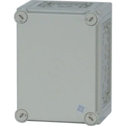 Kast Ci, HxBxD=250x187.5x150mm, deksel Ral7035, metr.doordrukgaten