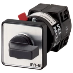 Omschakelaar, Contacten: 2, 10 A, Frontplaat: HAND-0-AUTO, 60 °, vast,